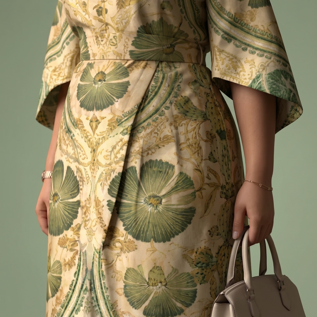 Serenza – Sukienka midi z vintage&
