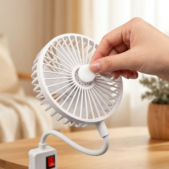 Breezely – Mini wentylator z elastyczną szyjką do gniazdka