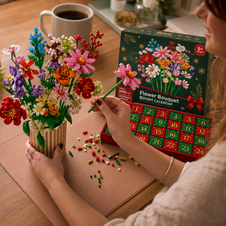 Advent Bloom – 24-dniowy kalendarz adwentowy z kwiatami do budowania