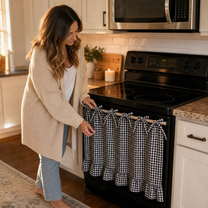 Hearthgrid – Zasłona na Drzwi Piekarnika w Kratkę