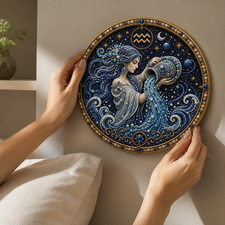 Pearlume – Zestaw do tworzenia mozaiki z 3D perłami zodiaku