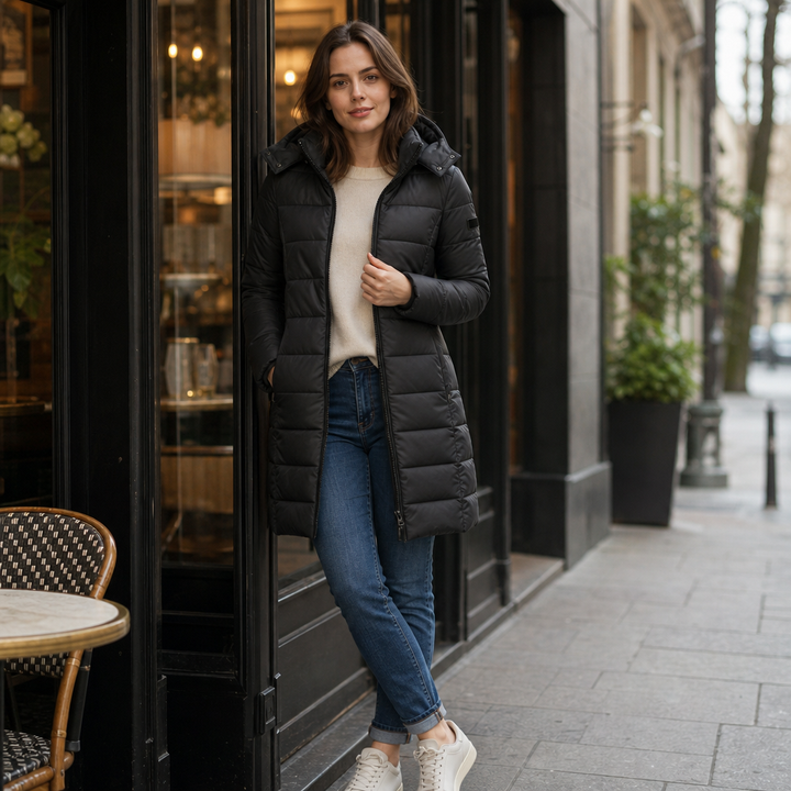 Wearbella – Wypełniona Puchowa Kurtka o Średniej Długości