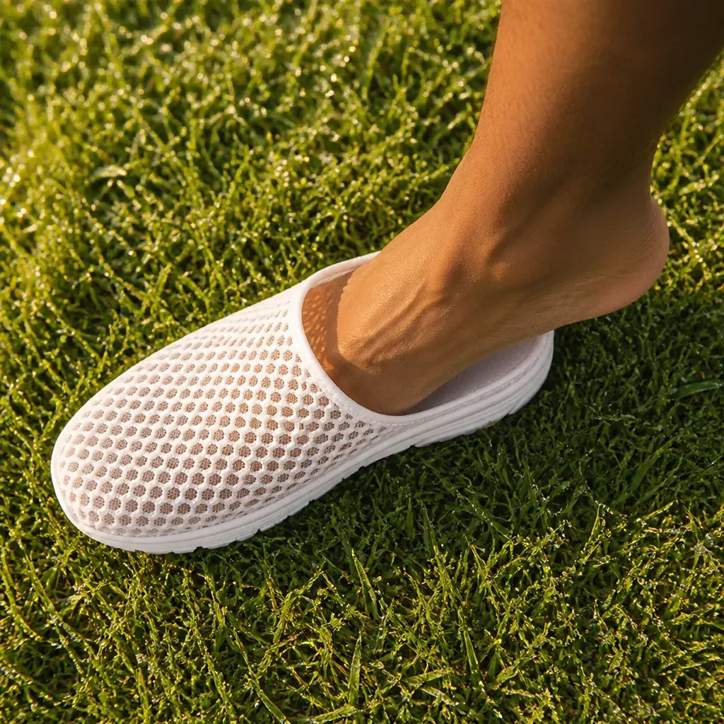Airstep – Męskie oddychające klapki z siateczki z amortyzowaną podeszwą EVA