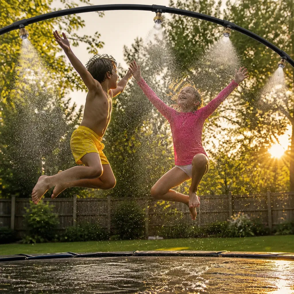 Mistara – System chłodzenia mgły na zewnątrz z mosiężnymi dyszami, 10 m