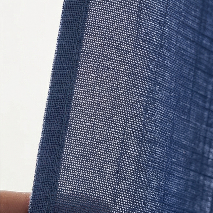 Linara – Sukienka V-Neck z Bawełny i Lnu dla Kobiet