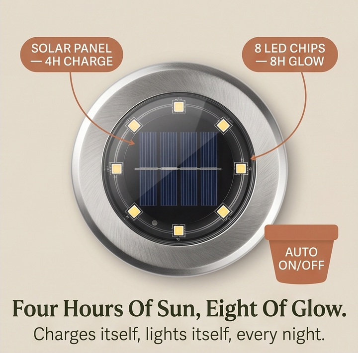 Lumeré – Oświetlenie solarne ścieżek z ciepłym blaskiem