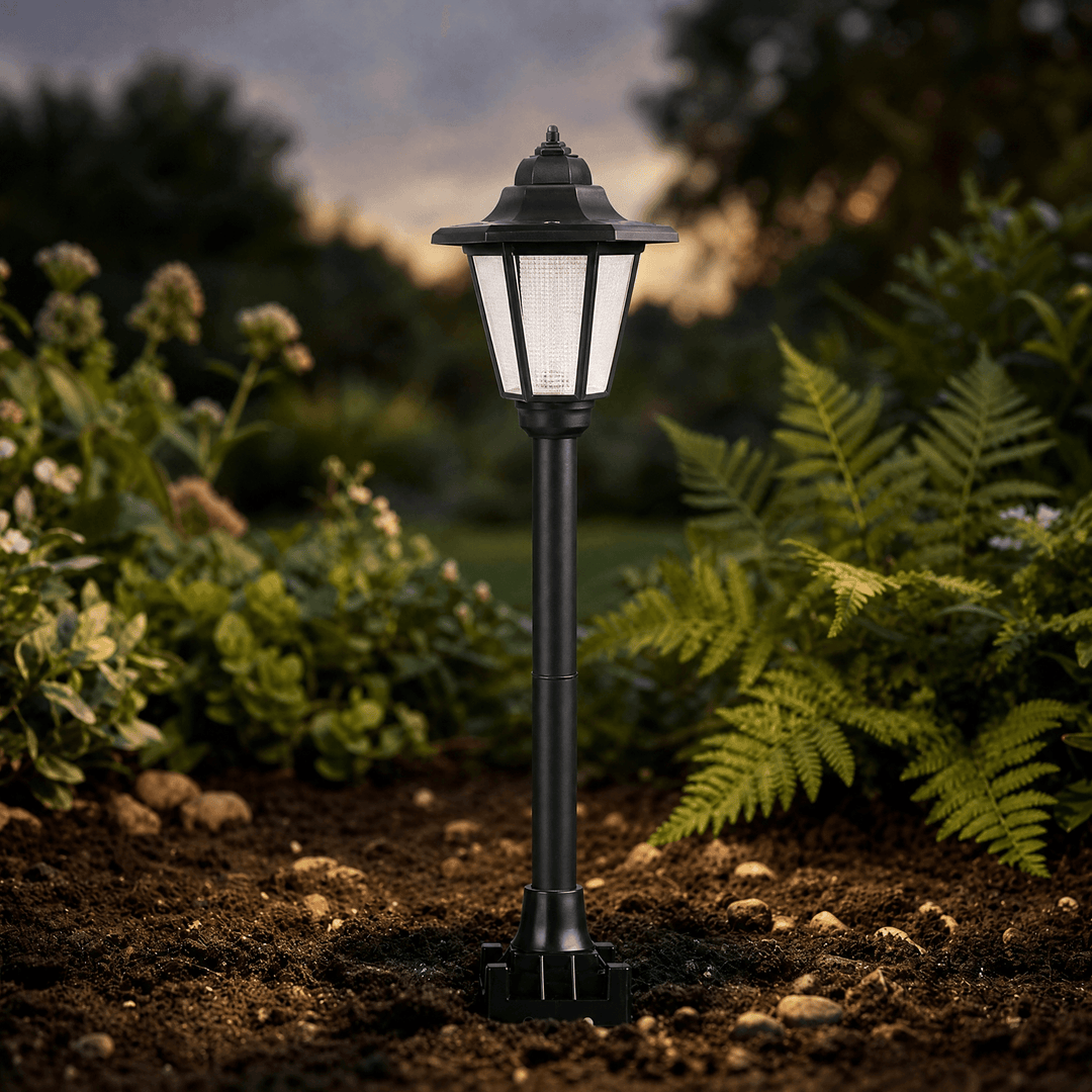 Lumivera – Vintage Sześcienna Lampa Ogrodowa Solarna