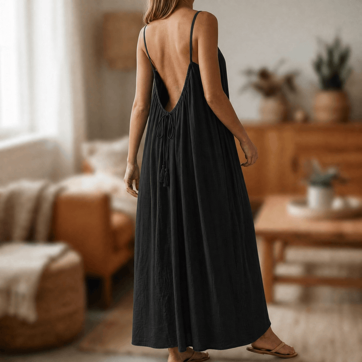 Lunavia – Maxidress bez pleców na ciepłe letnie dni
