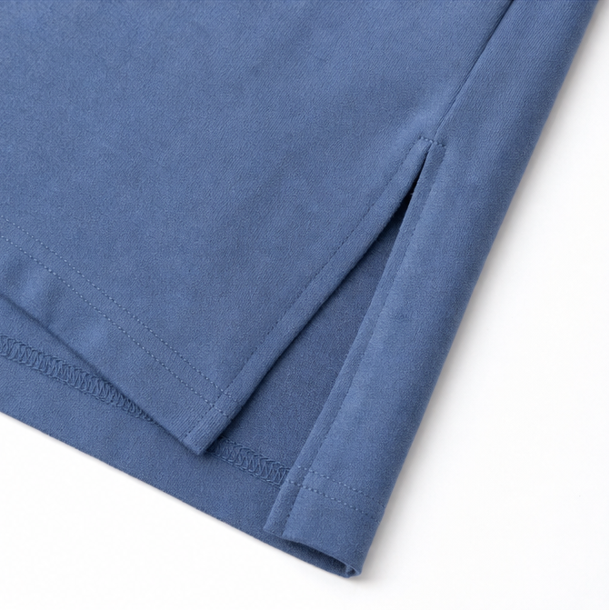 Lunavia – Oversized Boxy T-shirt z Bocznych Rozcięciami, Długości Bioder