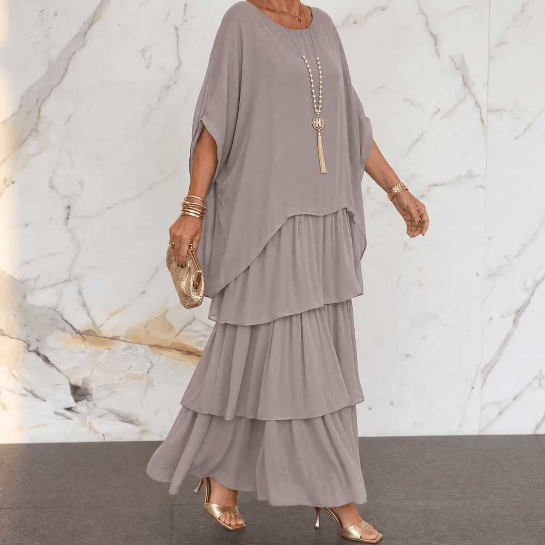 Marella – Elegancka Sukienka Warstwowa dla Kobiet na Wydarzenia