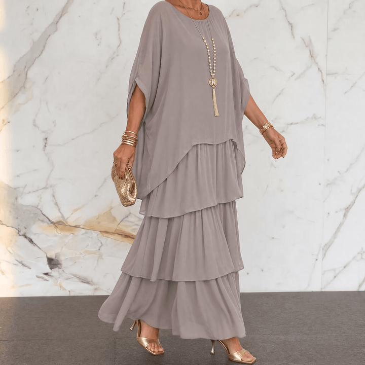 Marella – Elegancka Sukienka Warstwowa dla Kobiet na Wydarzenia