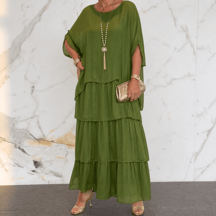 Marella – Elegancka Sukienka Warstwowa dla Kobiet na Wydarzenia