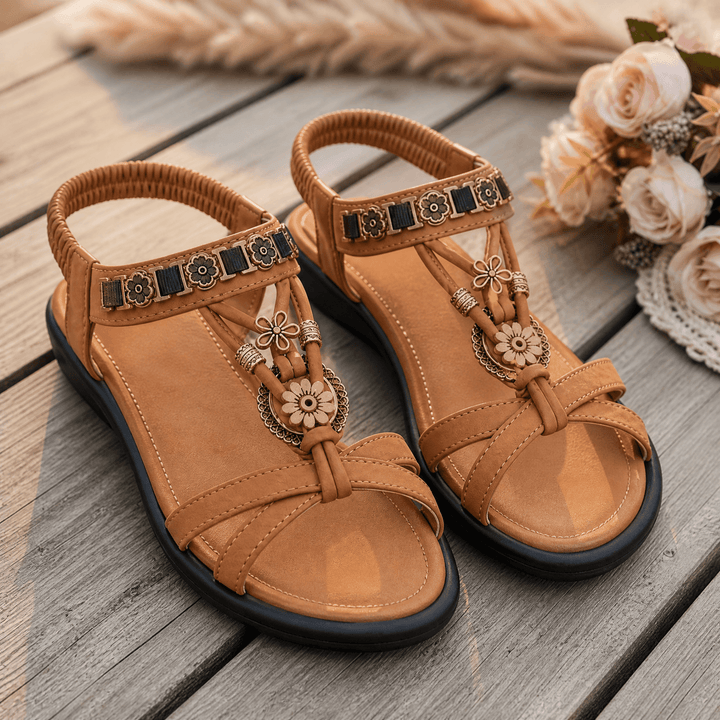 Marisol – Wyściełane sandały boho