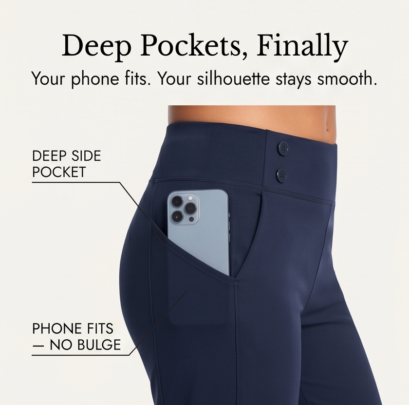 Marivella – Damskie Spodnie Capri z Wysokim Stanem