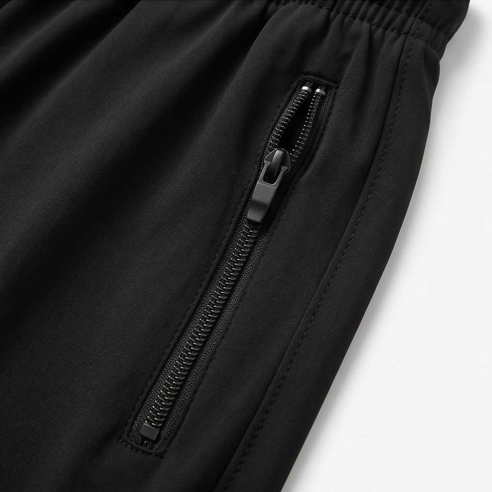 Movella – Damskie legginsy typu capri z elastycznym dopasowaniem i zamkami błyskawicznymi