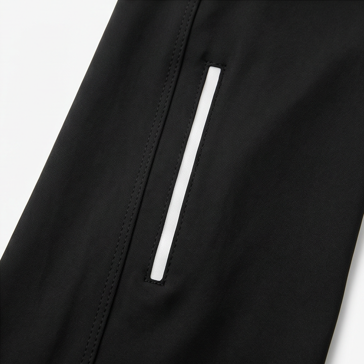 Movella – Damskie legginsy typu capri z elastycznym dopasowaniem i zamkami błyskawicznymi