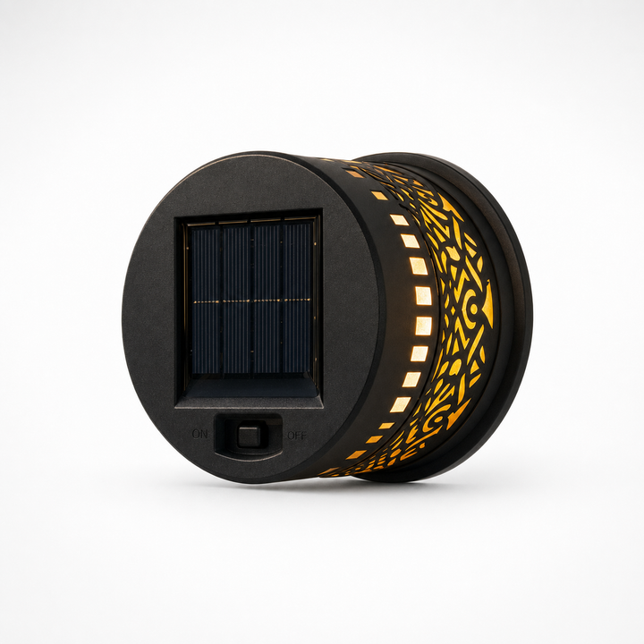 Lumara – Solarna Lampa Mandala na Ścianę Zewnętrzną do Ogrodu i Płotu
