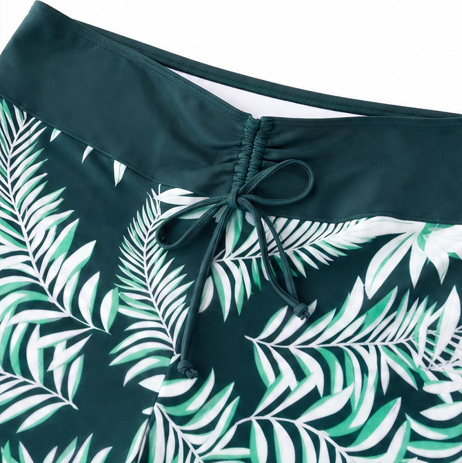 Solvira – Zestaw bikini z wysokim stanem i szortami oraz kontrolą brzucha