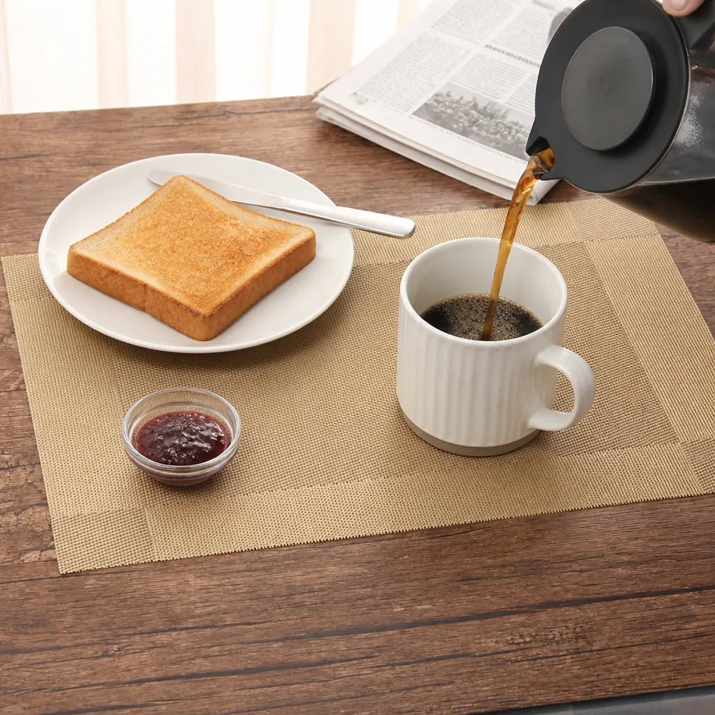Wovella – Woven Vinyl Placemats, Zestaw 4 sztuk