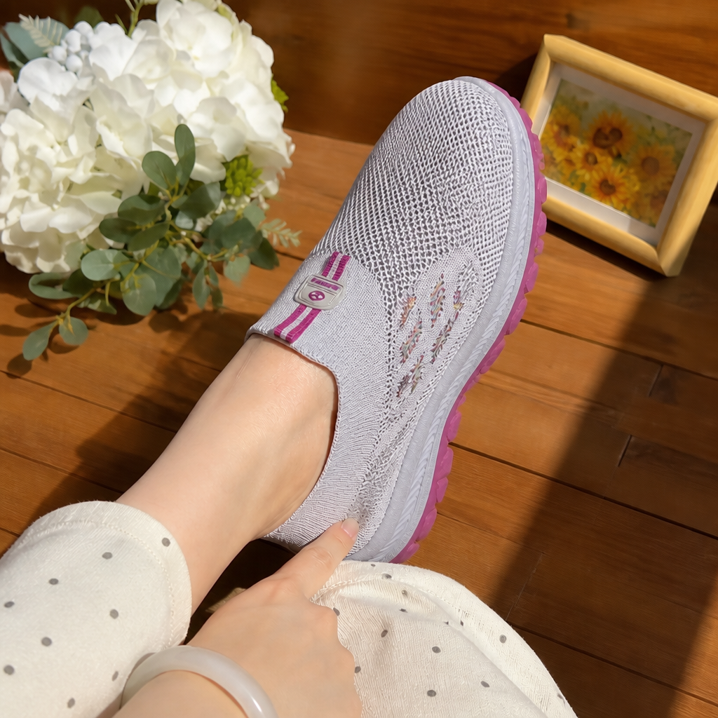 Flexwell – Elastyczne Sneakersy Slip-On w Szerokim Rozmiarze