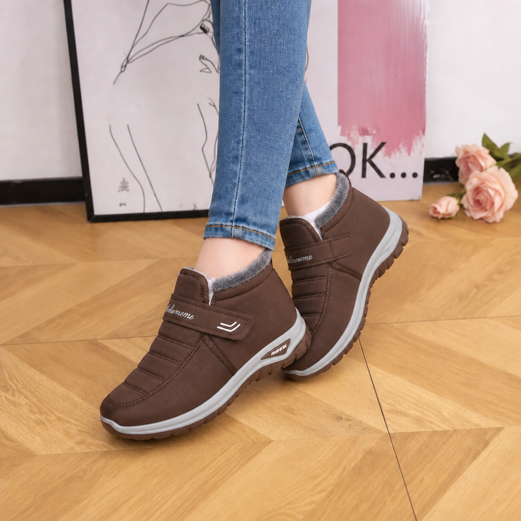 Cozara - Zimowe buty wsuwane z futerkiem