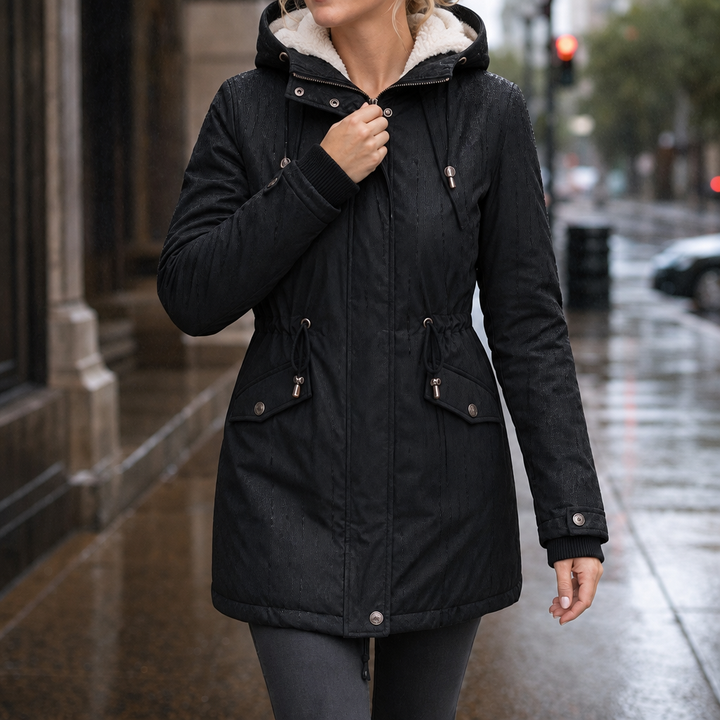 Warmbella – Parka z ociepleniem i taliowaniem