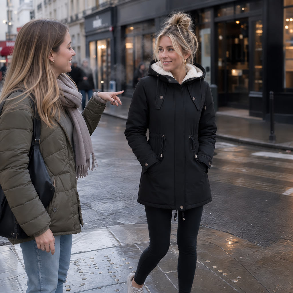 Warmbella – Parka z ociepleniem i taliowaniem