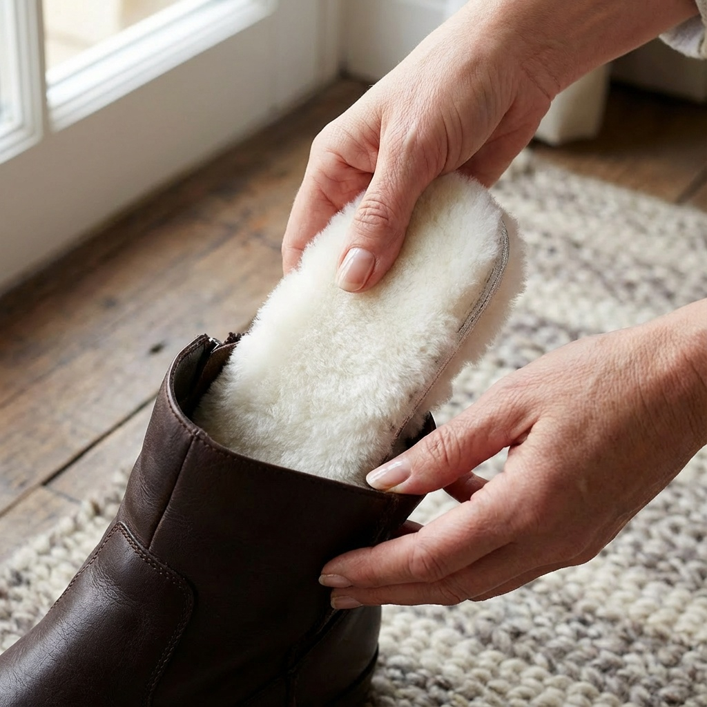 Cozystep – Pluszowe wkładki z owczej wełny dla ciepłych stóp zimą