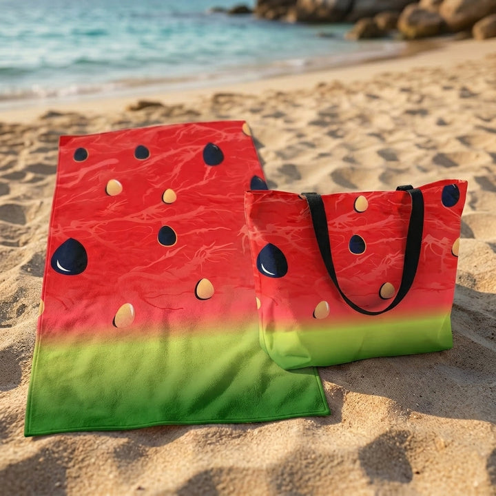 Sandela – 2-w-1 Ręcznik Plażowy i Torba