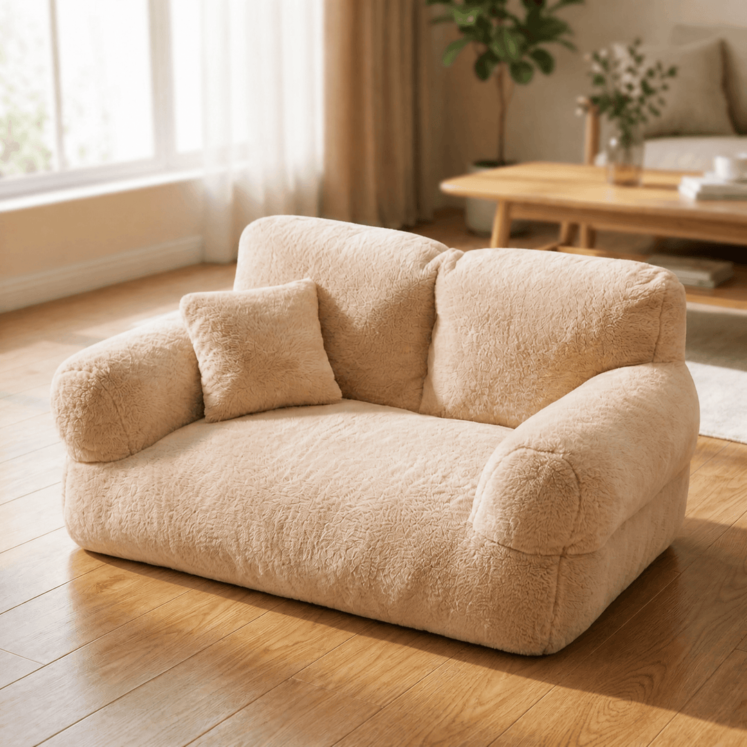 Pawluna – Pluszowa Sofa dla Zwierząt z Praniem w Pralce