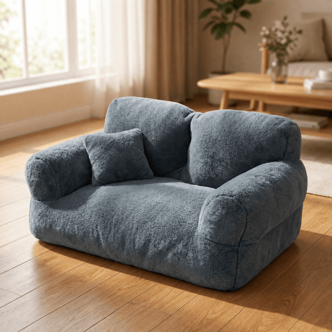 Pawluna – Pluszowa Sofa dla Zwierząt z Praniem w Pralce