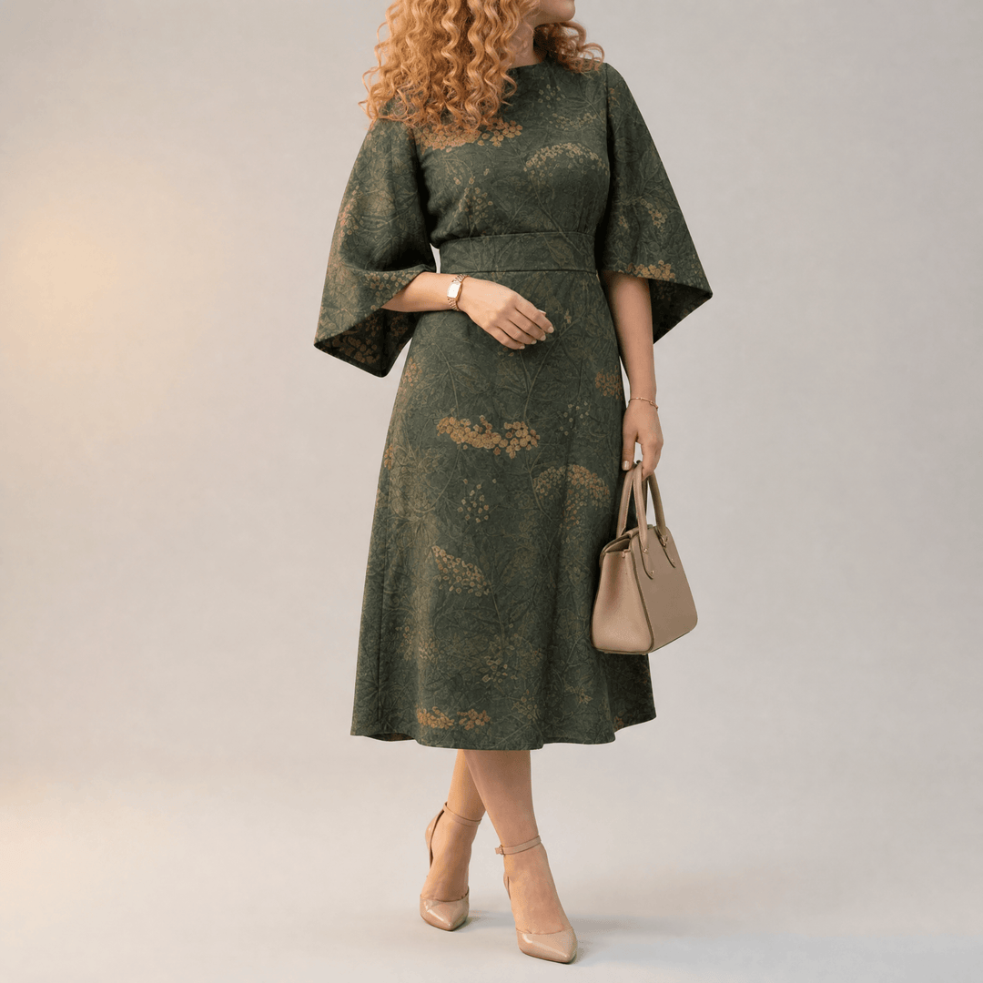 Serenza – Sukienka midi z vintage&