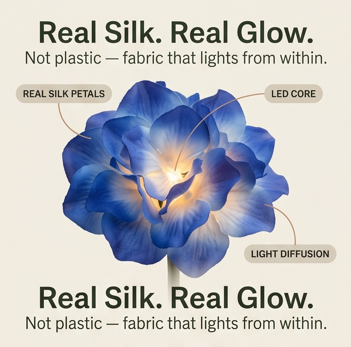 Lumelle – Solarne lampy ogrodowe hortensji (2-pak)