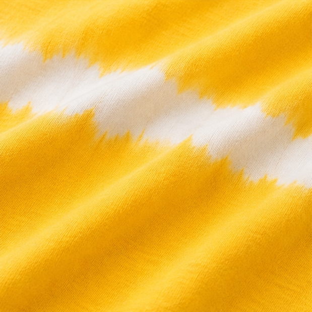 Solavia – Sukienka Shift w stylu Tie Dye, dekolt w serek, krótki rękaw, lato