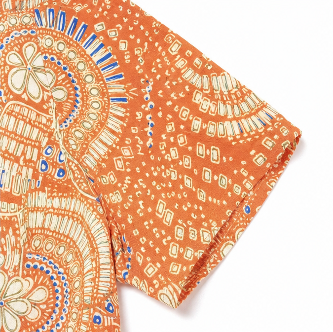 Solvana – Boho Top z Dekoltem w Serek i Rękawami Dolman dla Kobiet, Luźna Letnia Bluzka w Kwiaty