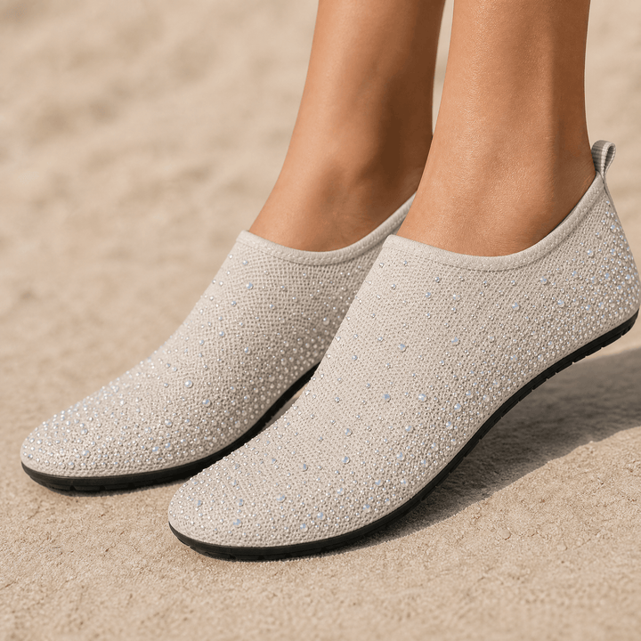Sparkella – Kryształowe Buty Wodne Slip-On