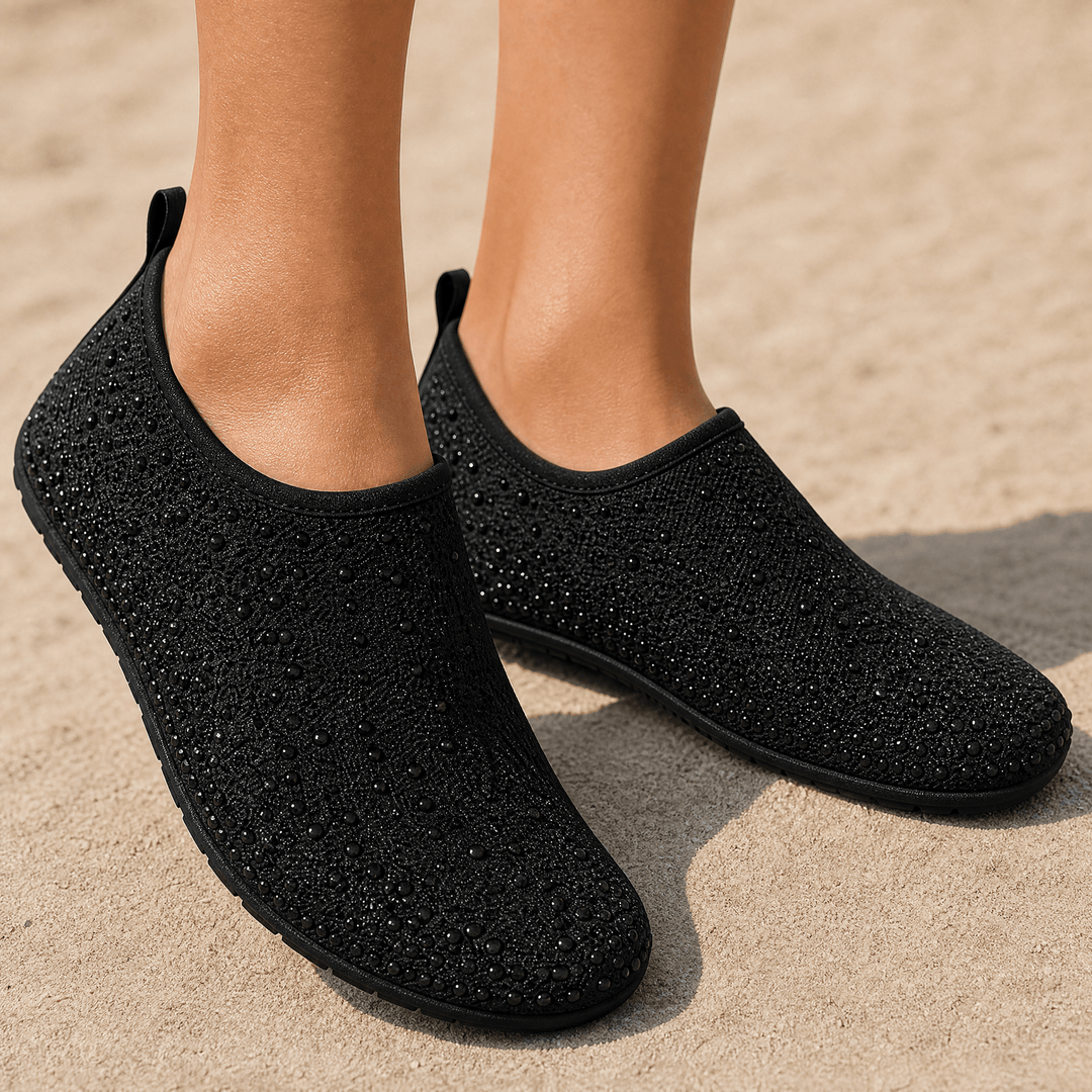 Sparkella – Kryształowe Buty Wodne Slip-On