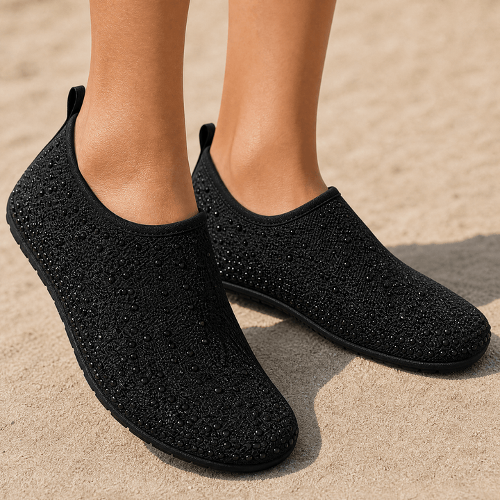 Sparkella – Kryształowe Buty Wodne Slip-On