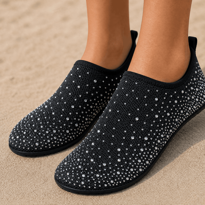 Sparkella – Kryształowe Buty Wodne Slip-On