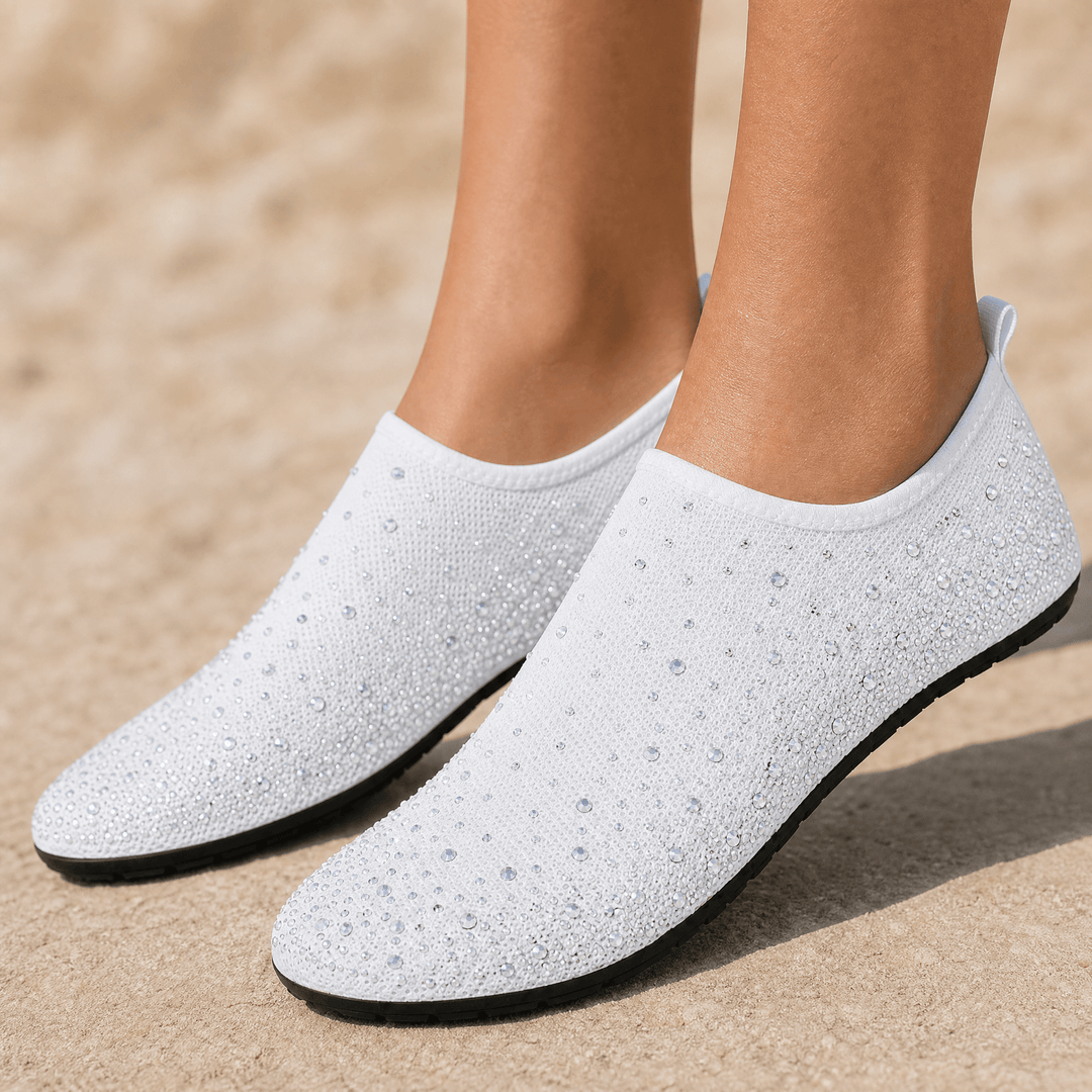 Sparkella – Kryształowe Buty Wodne Slip-On