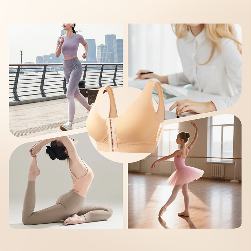 Veluna - Biustonosz bezprzewodowy z przodu dla kobiet