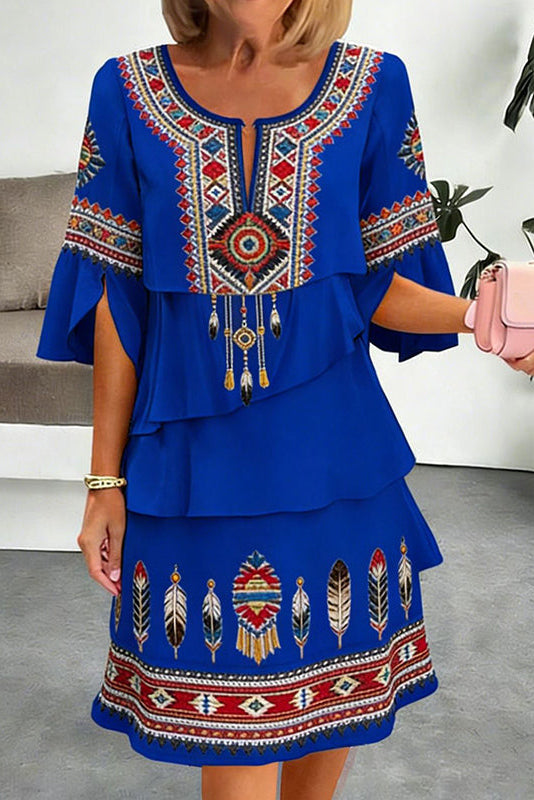 Wanderveil – Maxi Sukienka Boho w Warstwy