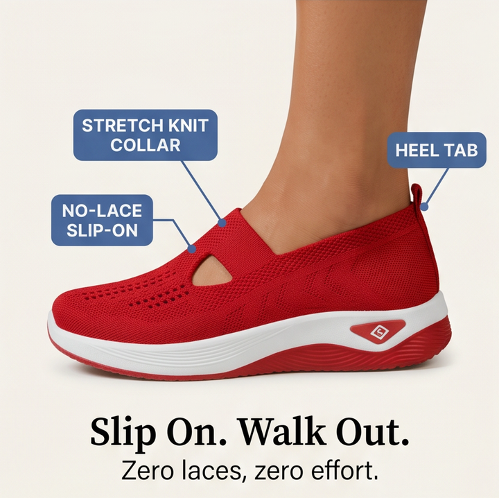 Striveknit – Oddychające Sneakersy Slip-On