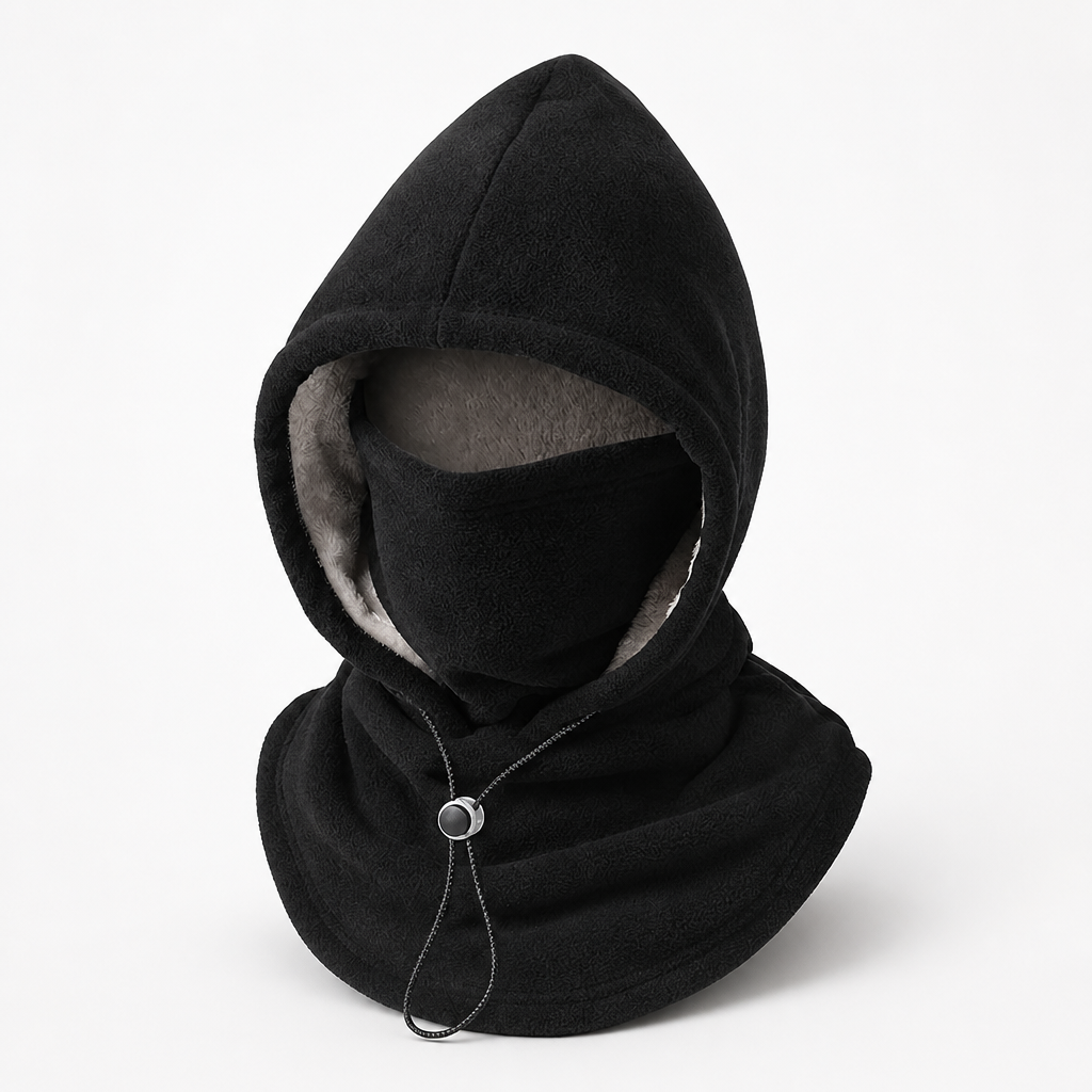 Windora – Balaklava z Fleece, Regulowana, Z Zakryciem Twarzy