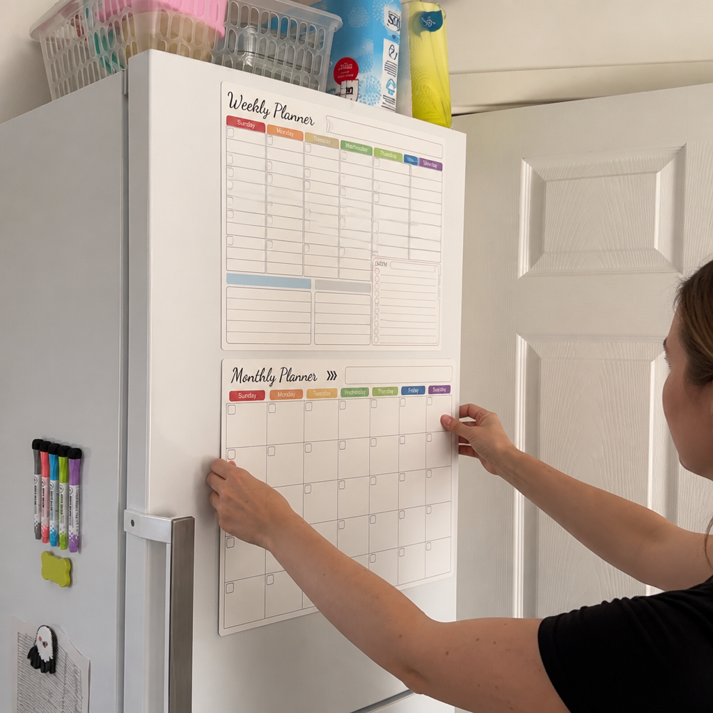 Fridgekeeper – Zestaw magnesów na lodówkę z trzema tablicami