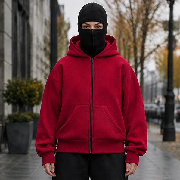 Balacloak – Kurtka z kapturem typu balaclava na zamek