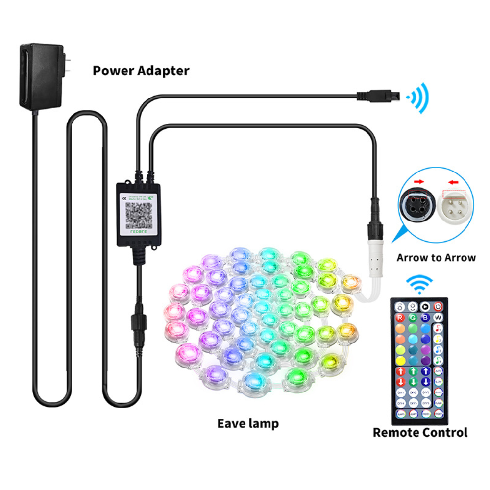 LumaLoom – Aplikacja Sterująca RGB Zewnętrzne Lampki Świąteczne