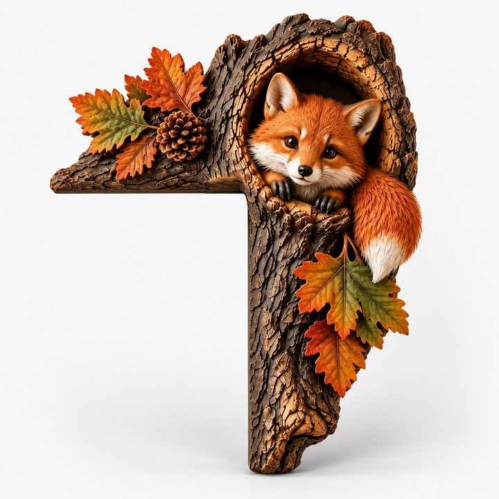Hollowbrook – Drewniany Dekor Na Drzwi W Rogu