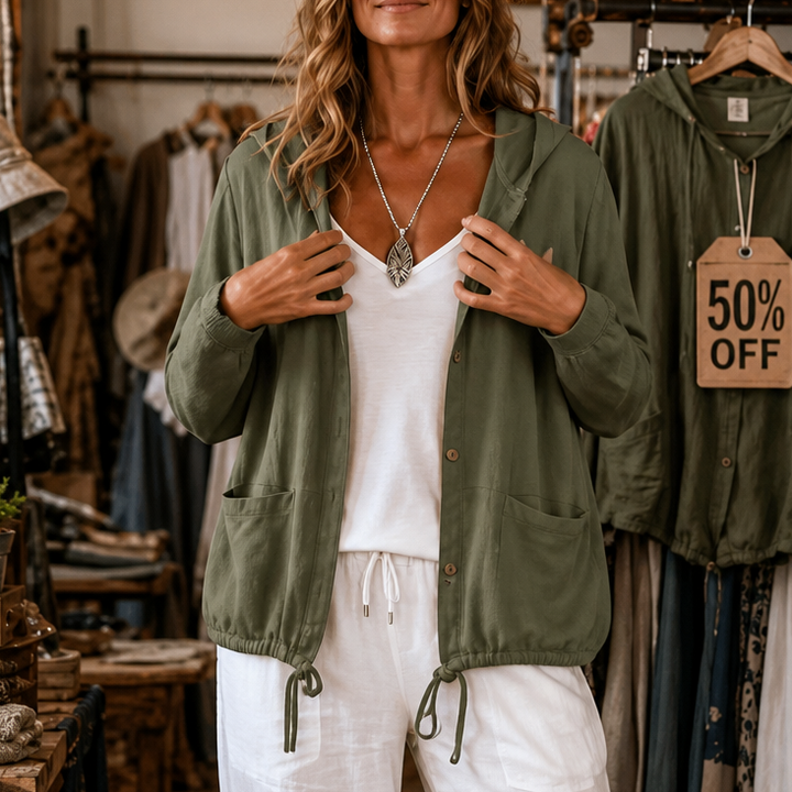 Wearbella – Lekka kurtka z regulowanym kapturem