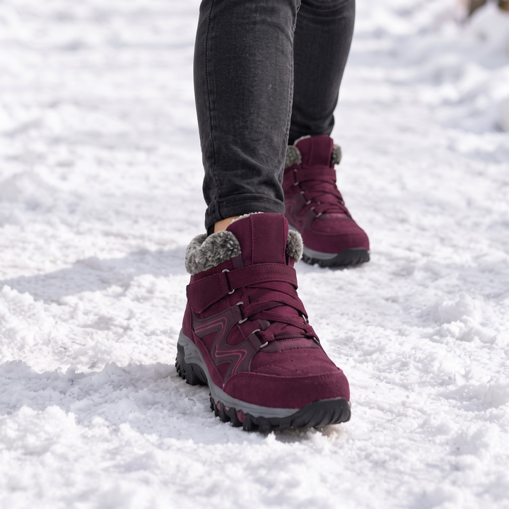 Cozywalk – Botki za kostkę z ociepleniem i antypoślizgową podeszwą